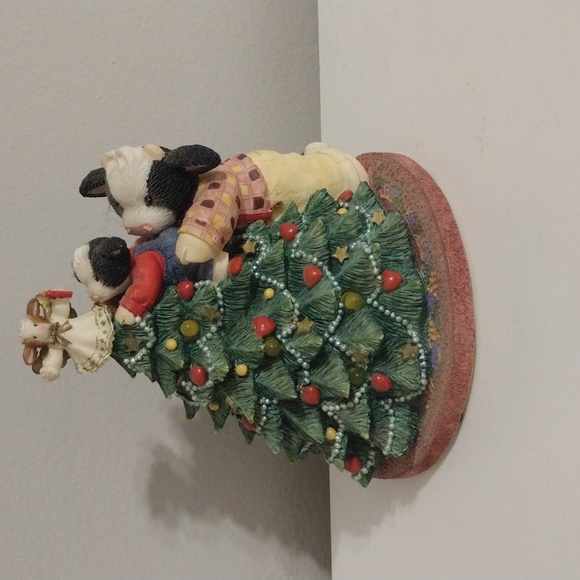 Enesco Other - COPY - Vintage Enesco " may your Christmas be moo-ey and bright"